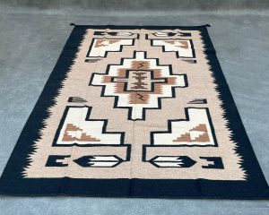 Feathers Large Wool Dhurrie - 6x9 ft WD-FT-020 (FEATHERS)